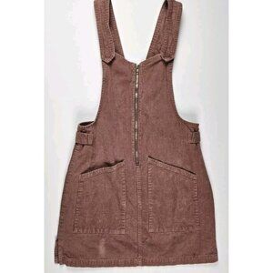 Wild Fable Womens Pink Corduroy Overall Dress Size S Western Coquette